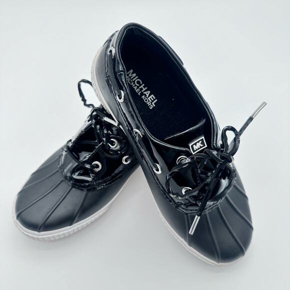Michael Kors Rain Loafer Womans SZ 6 -youth kids size 4- Rain waterproof shoes - Picture 1 of 14
